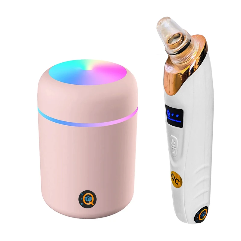 27663bb13959303137717fd250cceb908a5f3e3d_1769067571 میکرودرم خانگی آی کیو مدل Smart-Cleaner به همراه دستگاه بخور صورت